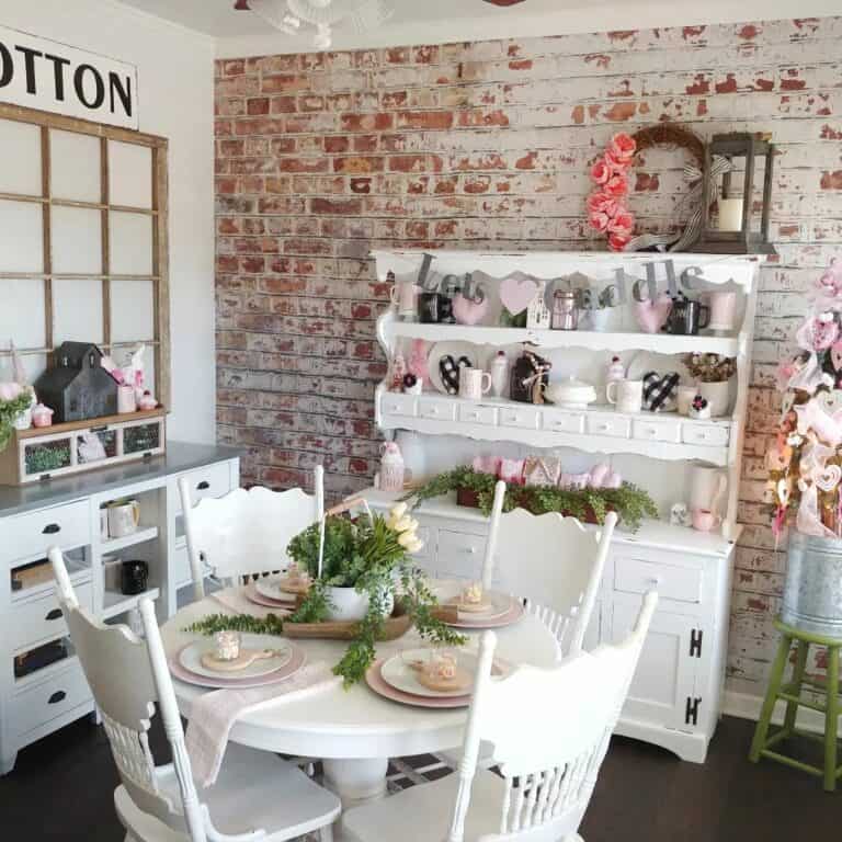 Brick Breakfast Nook