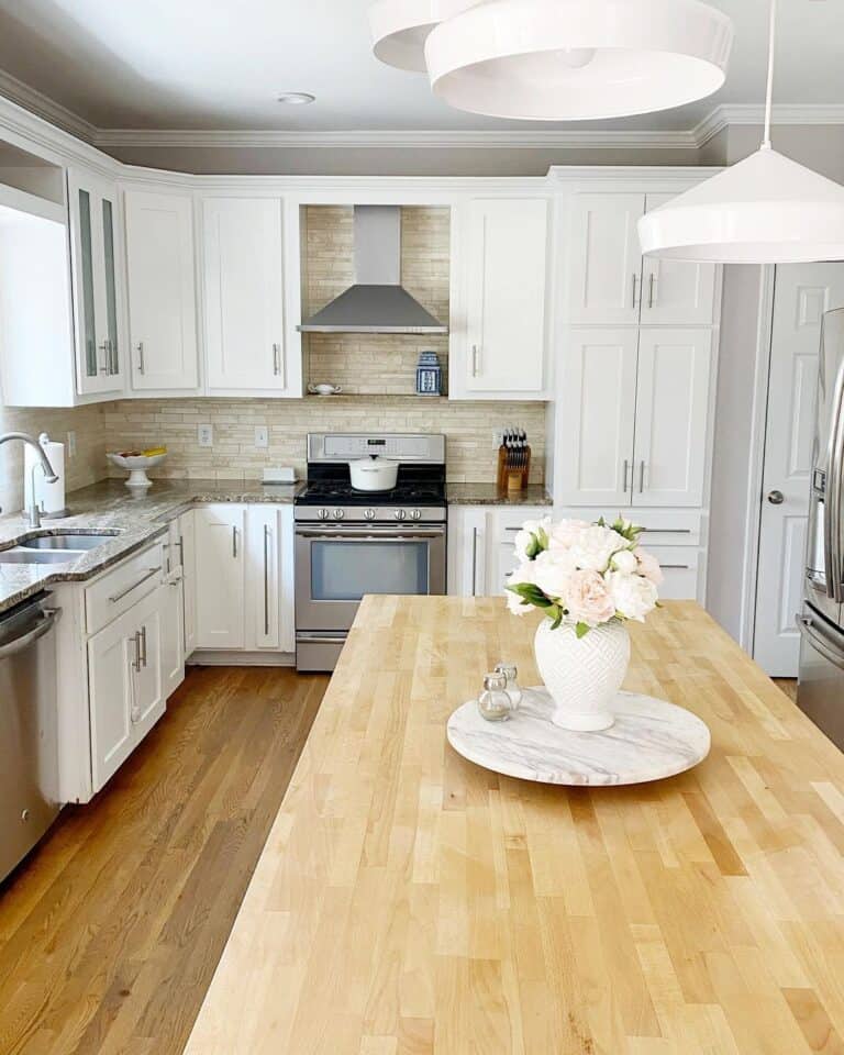 Farmhouse Butcher Block Kitchen