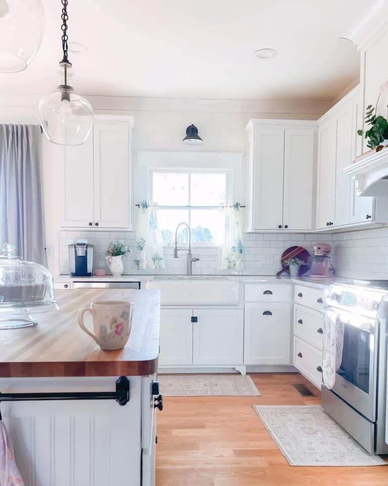Modern Farmhouse Butcher Block Island