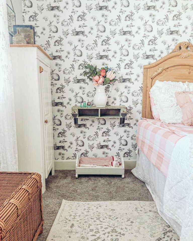 Heavily Designed Wallpaper for an Accent Wall