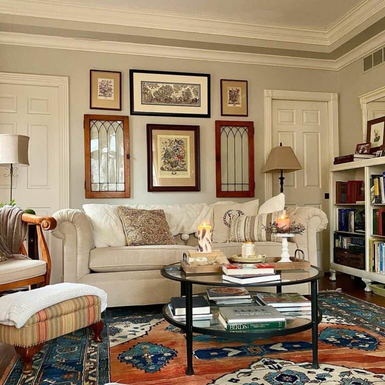 Grey and White Paint Ideas for a Colorful Living Room