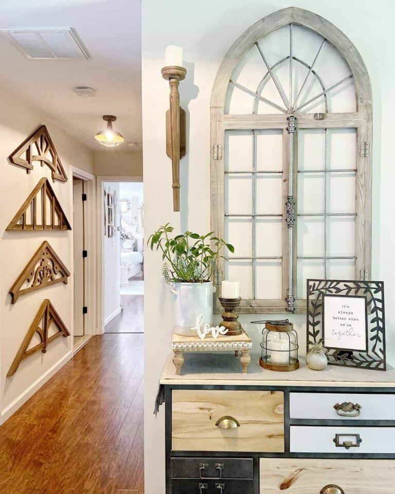 Console Table With Varying Drawers