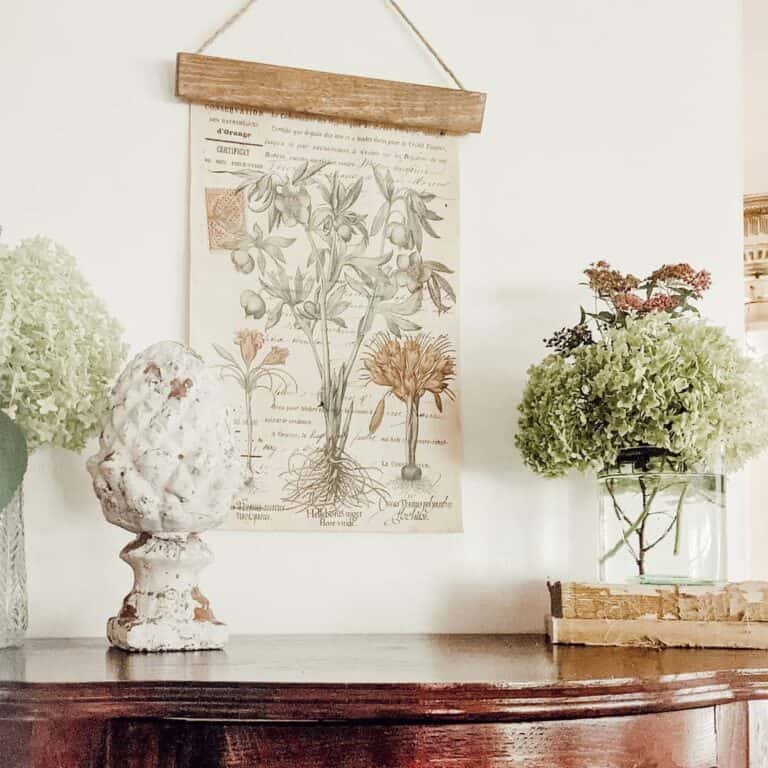 Delightful Botanical Wall Display