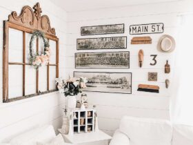 Rustic and Vintage Wall Décor Idea