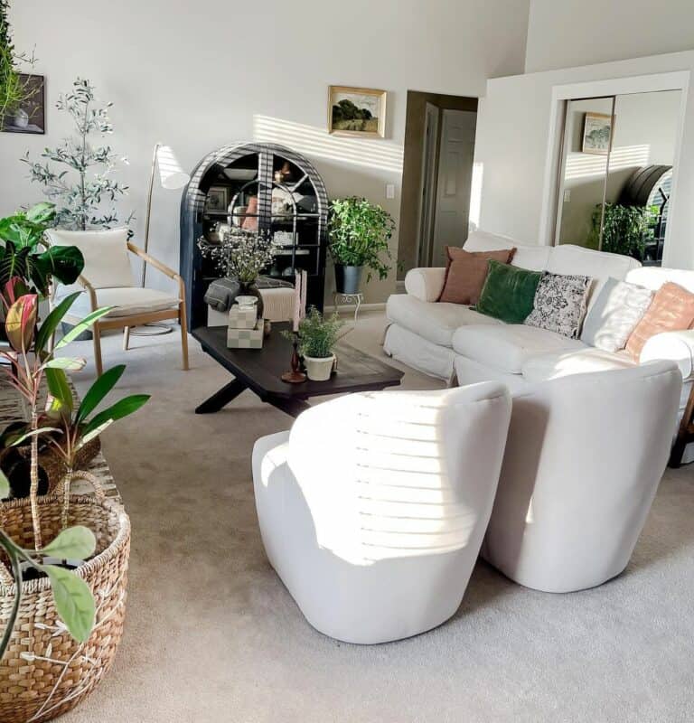 Eclectic Seating Area