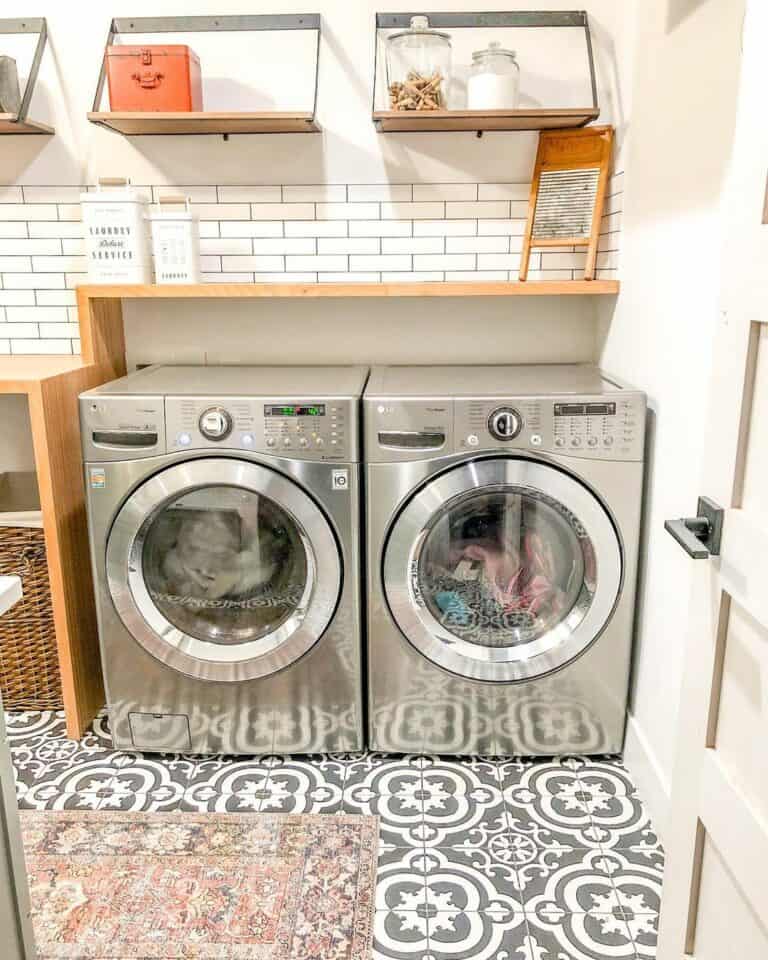 Subway Tile Backsplash and Stainless Steel Appliances