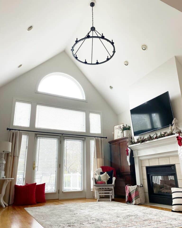 A-frame Ceilings With Industrial and Recessed Lights