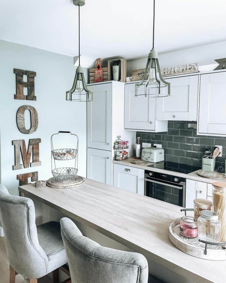Gray Subway Tile Styling