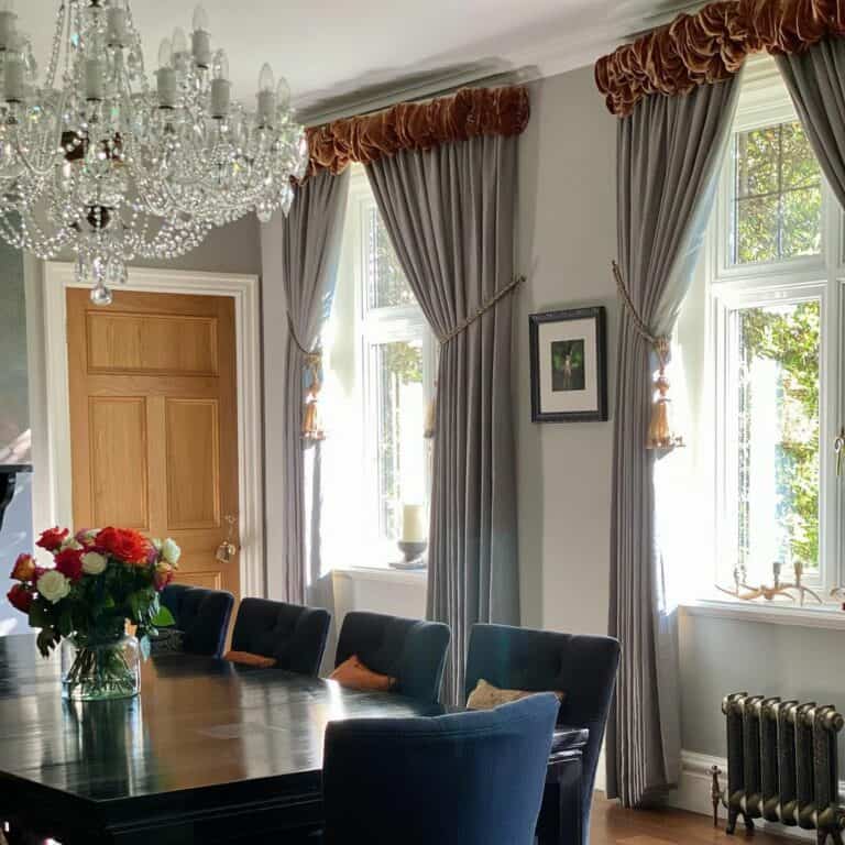 Elegant Puffball Curtains