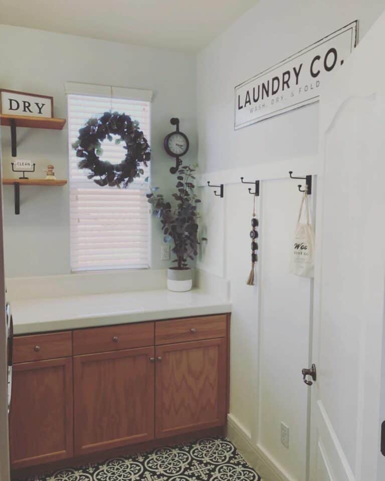 Laundry Room Window Roller Shades