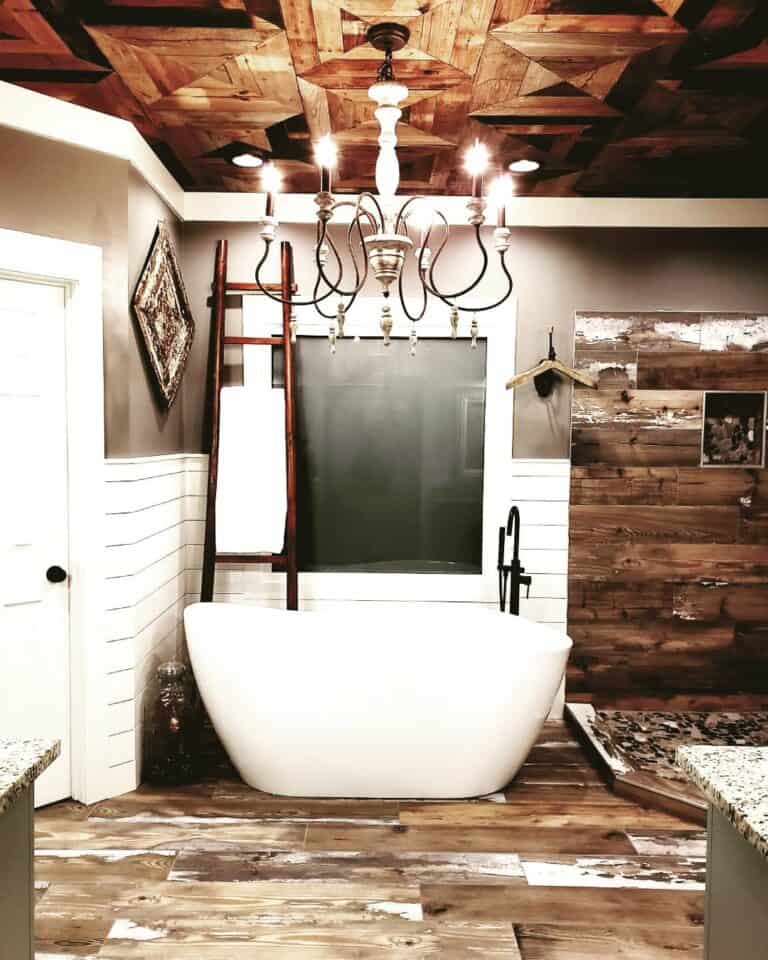Wood Floor Ideas and Matching Wood Ceilings