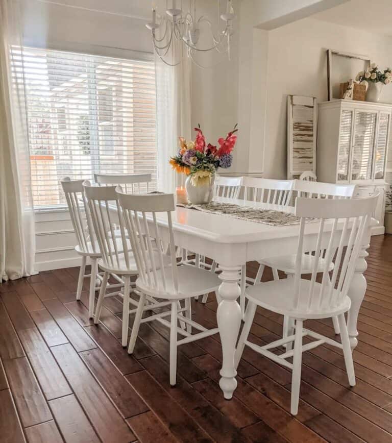 Classic Dining Table With Complementary Accessories
