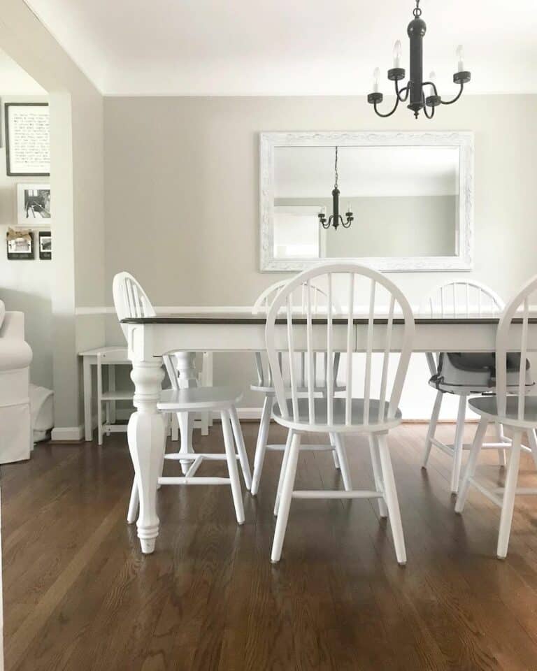 Windsor Chairs on Wood Flooring