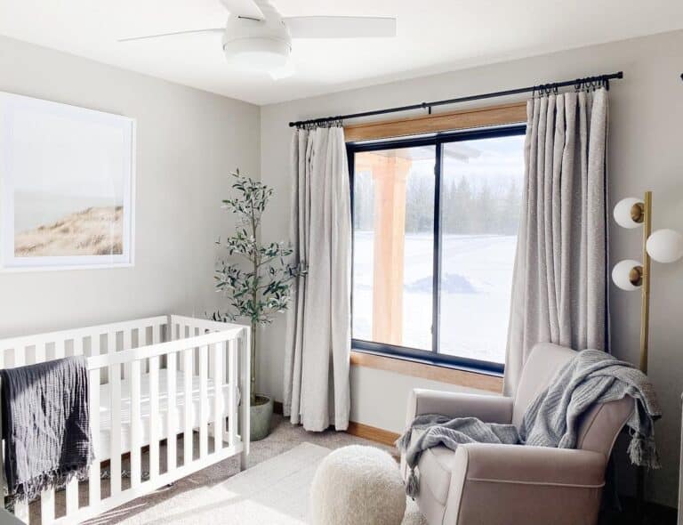 Gray Nursery for Baby Boy