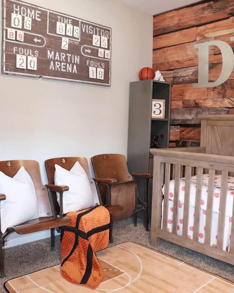 Basketball Theme Baby Boy Nursery