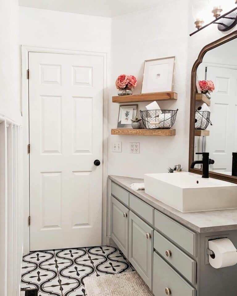 Floating Shelf Ideas for Bathroom