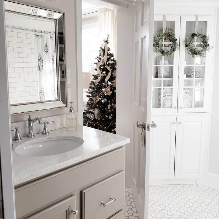 Winter Styling for Bathroom