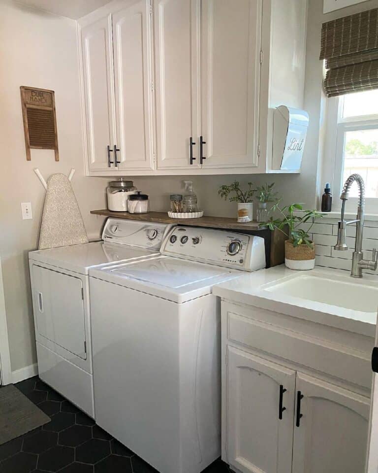 Neutral Laundry Room