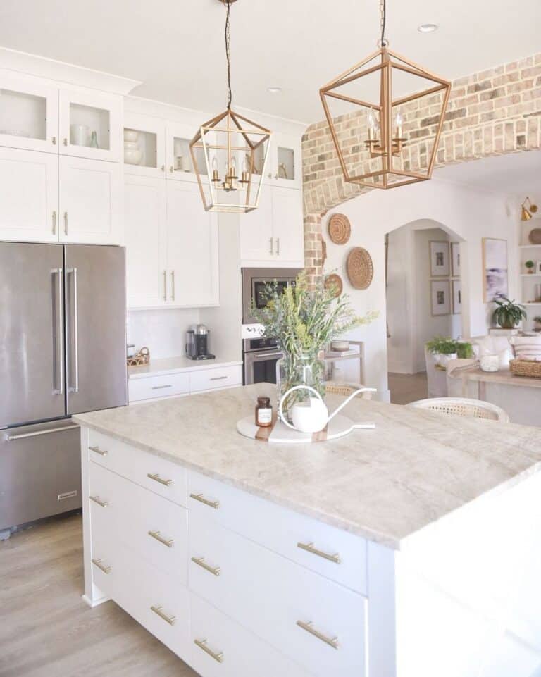 No Sink Modern Island