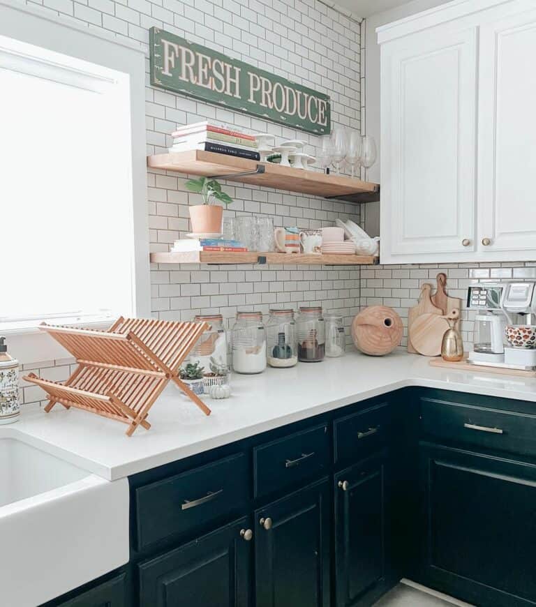 Styled Open Shelving