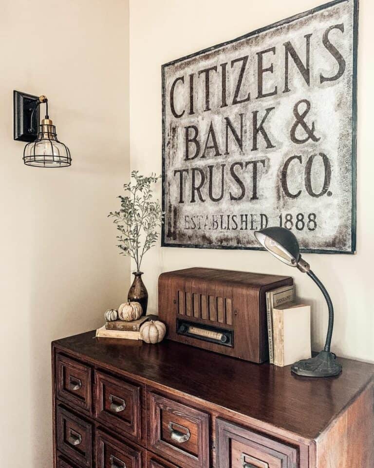 Industrial Black and Gold Wall Sconce