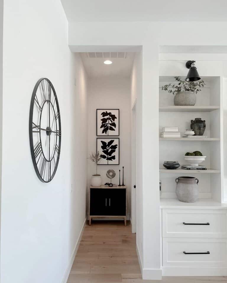 Recessed Lighting for Narrow Living Room Hallway