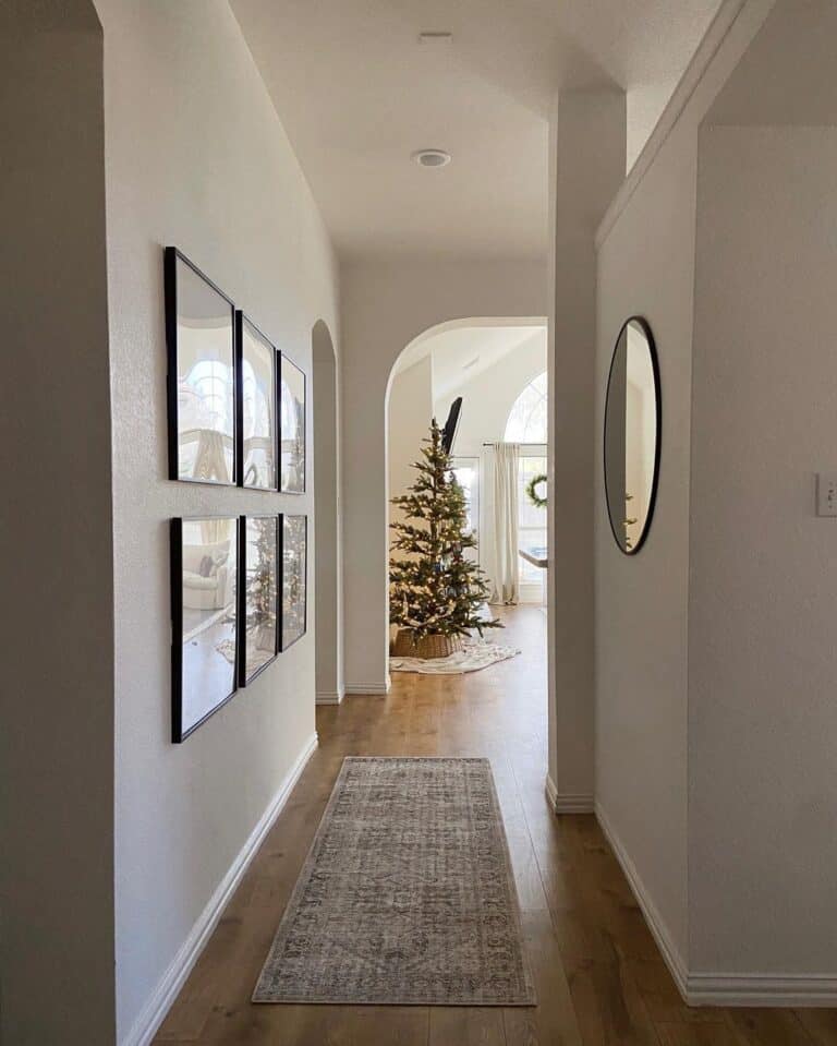 Simple Recessed Hallway Lighting
