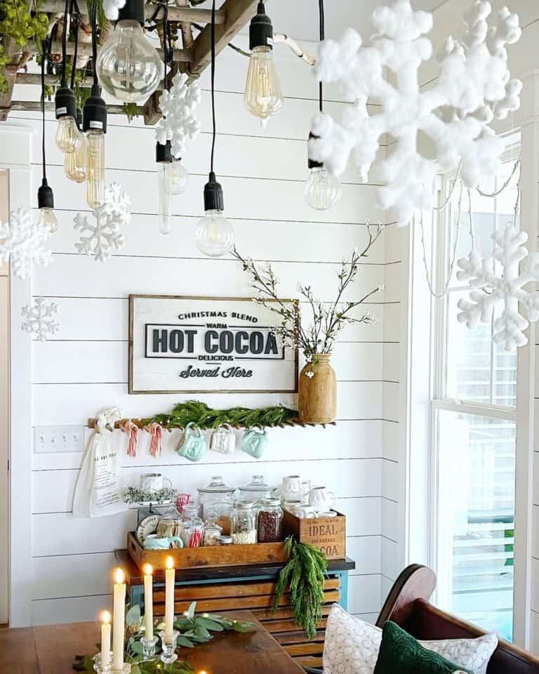 Dining Room with Hot Chocolate Station