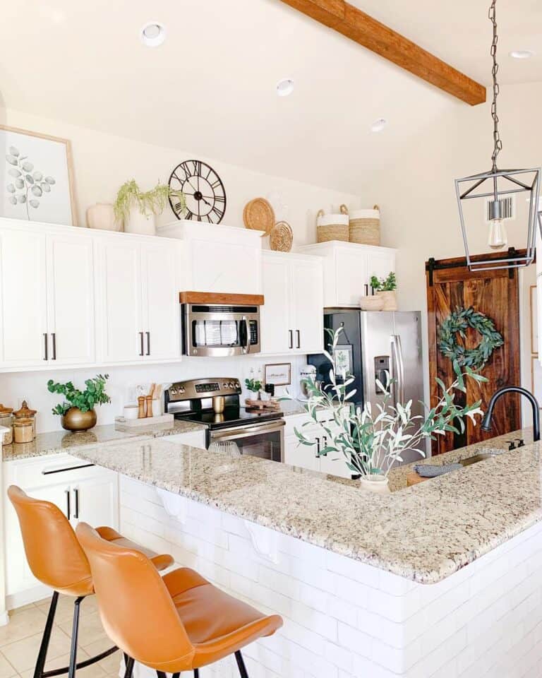 Kitchen Cabinets Display Decorative Items