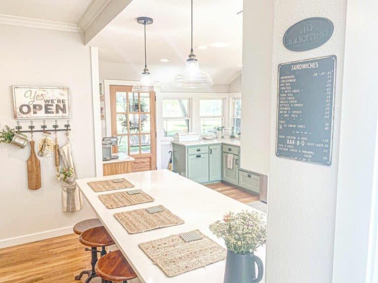 Rustic Farmhouse Kitchen Table