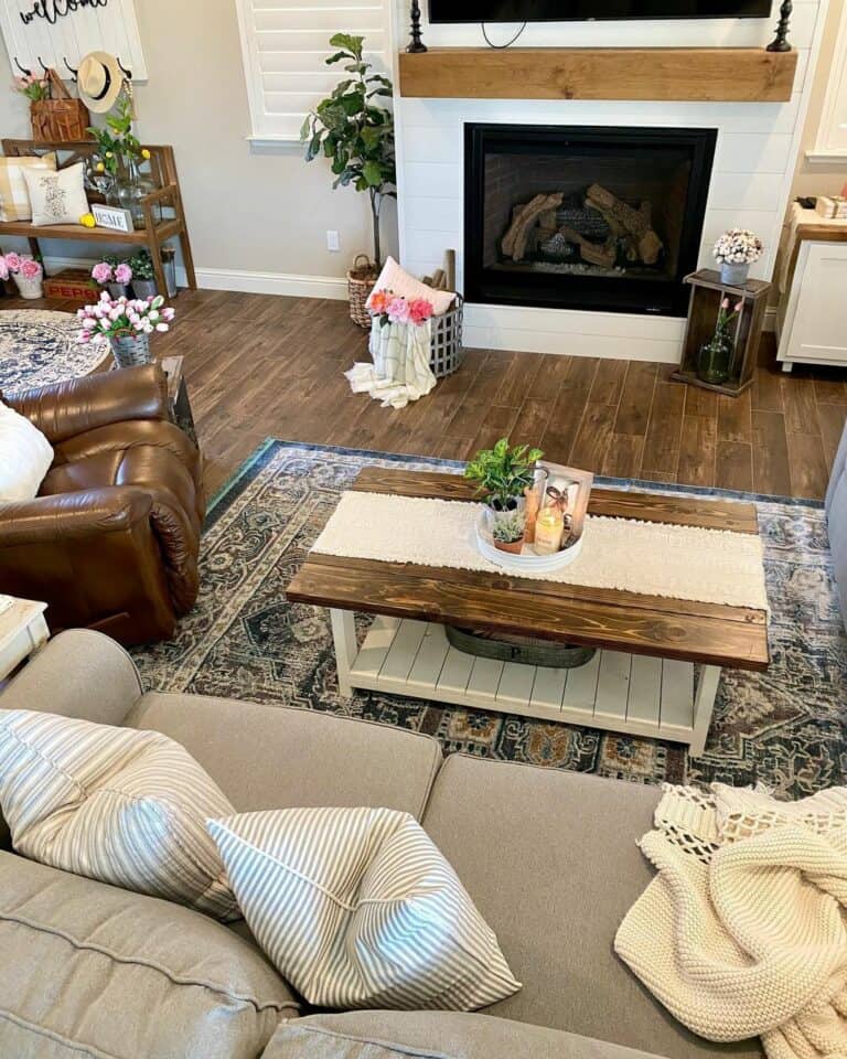 Wood Floor Living Room Ideas