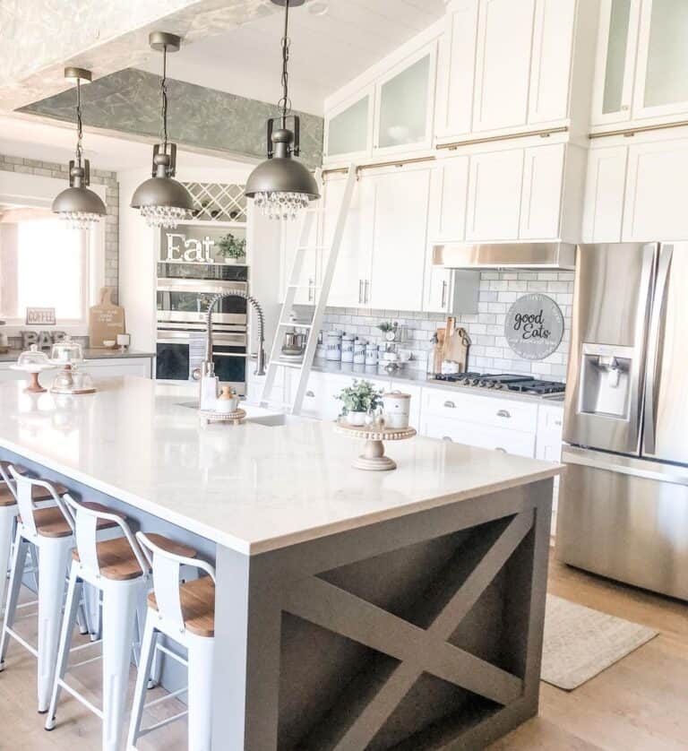 Gray Modern Farmhouse Kitchen