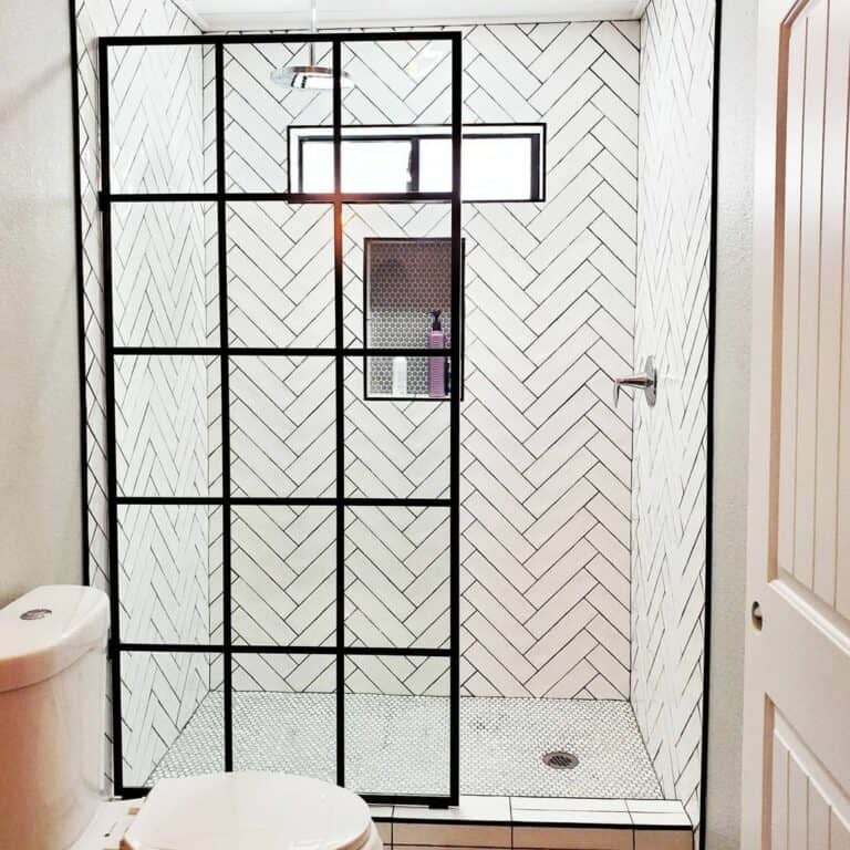 Tile Mix for Walk-in Shower