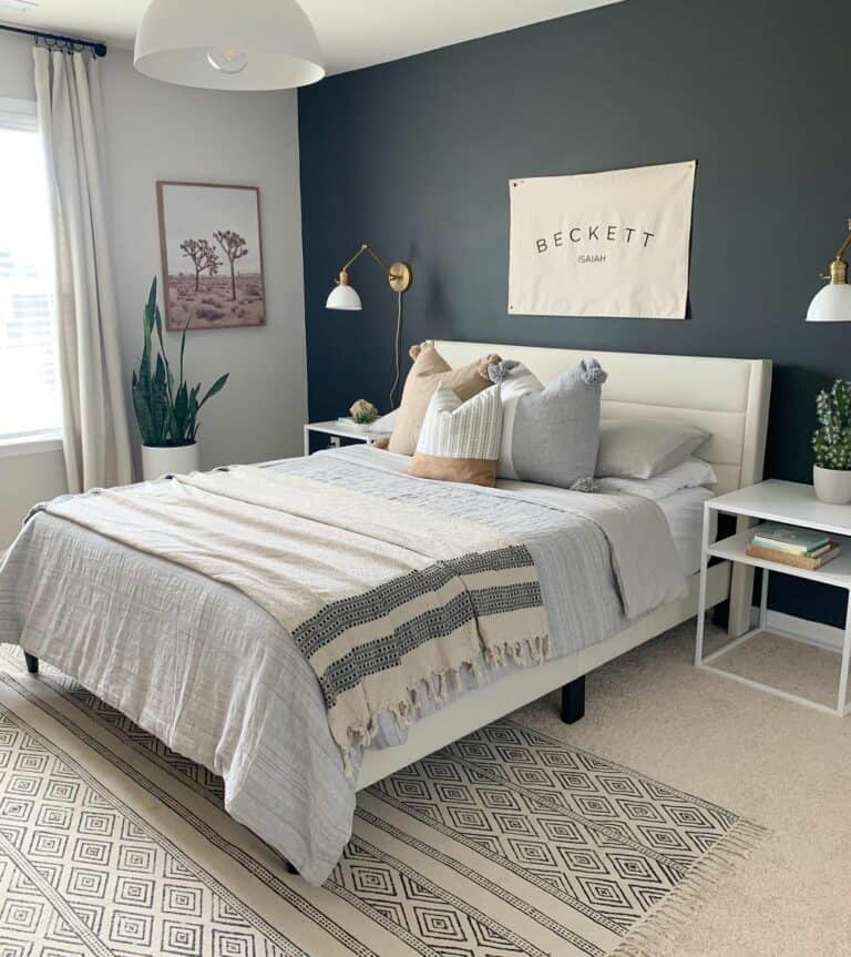 Décor for Black Feature Wall