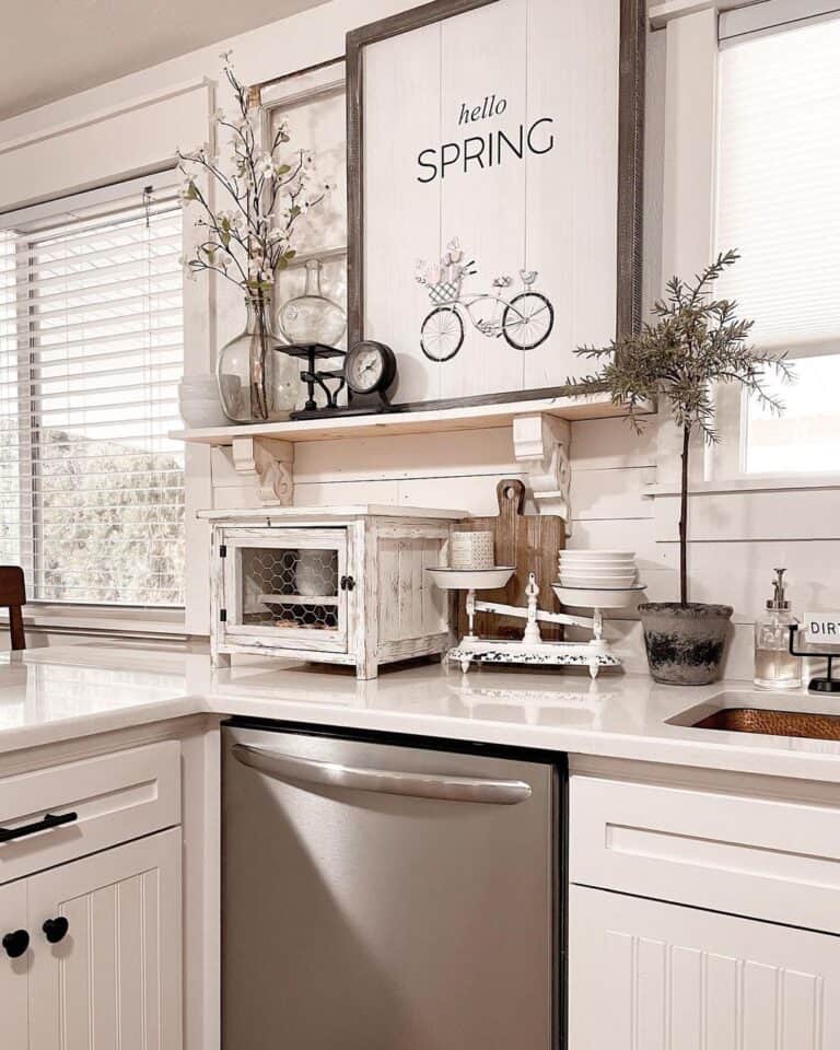 Farmhouse Kitchen Sign for Spring