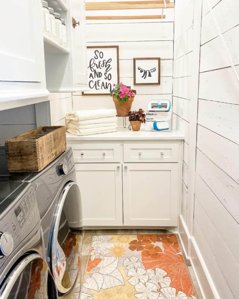 Wood Frame Signs for Laundry Room