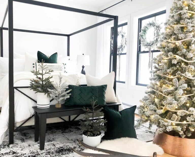 Copper Hammered Metal Christmas Tree Skirt