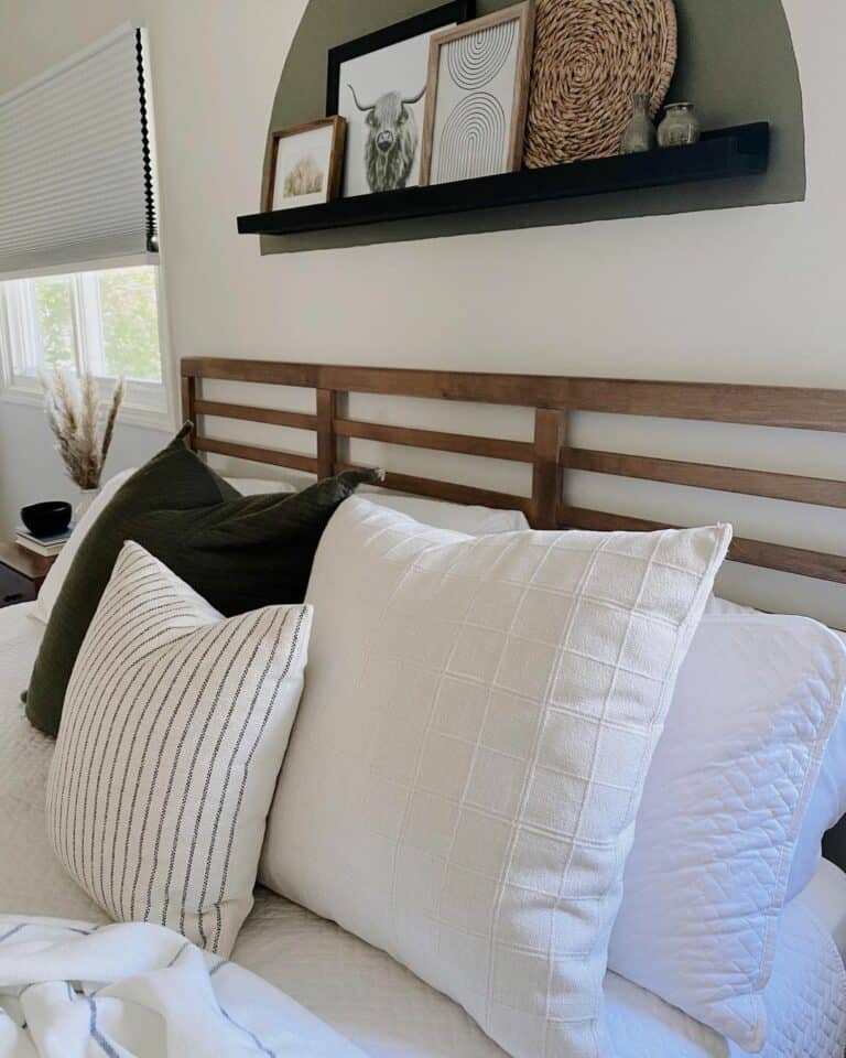 Narrow Black Picture Ledge