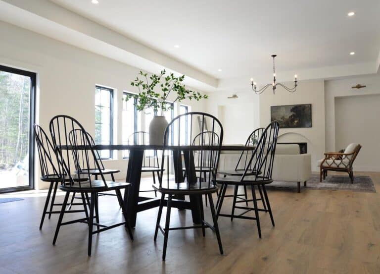Modern Living Room with Dining Space