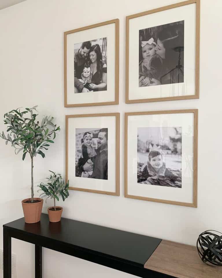 A few big frames
