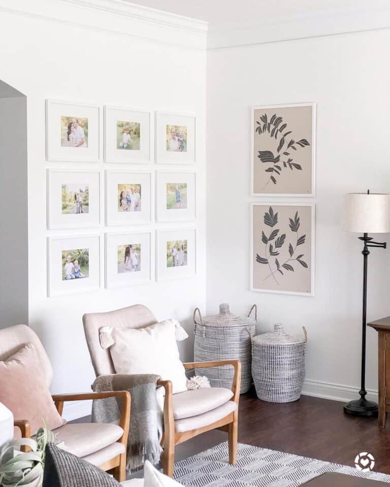 White Family Gallery Wall